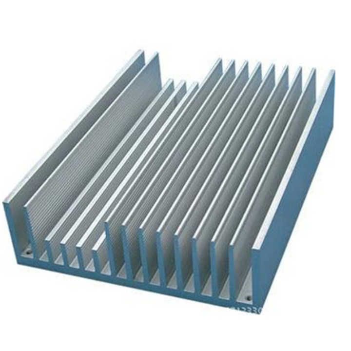 Perfil de disipador de calor de aluminio perfiles de la industria extrusión de aluminio disipador de calor sección de extrusión de aluminio OEM anodizado