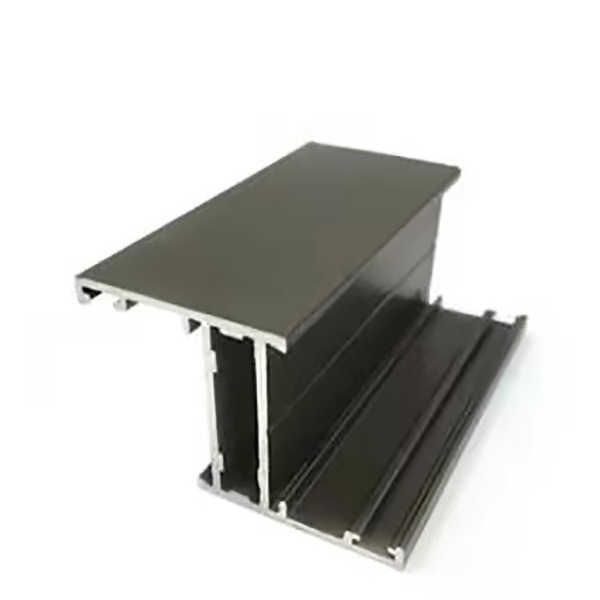 Perfil anodizado de aluminio para ventanas y puertas perfil de extrusión de sección de marco de aluminio anodizado anodizado