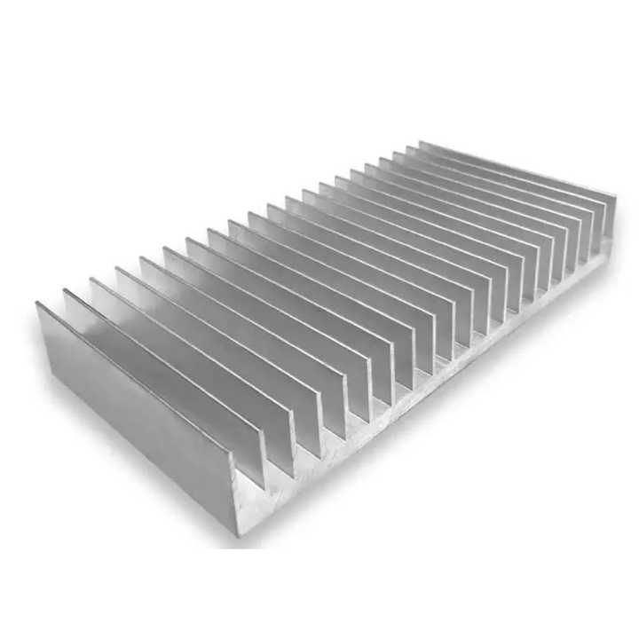 Perfil de disipador de calor de aluminio perfiles de la industria extrusión de aluminio disipador de calor sección de extrusión de aluminio OEM anodizado